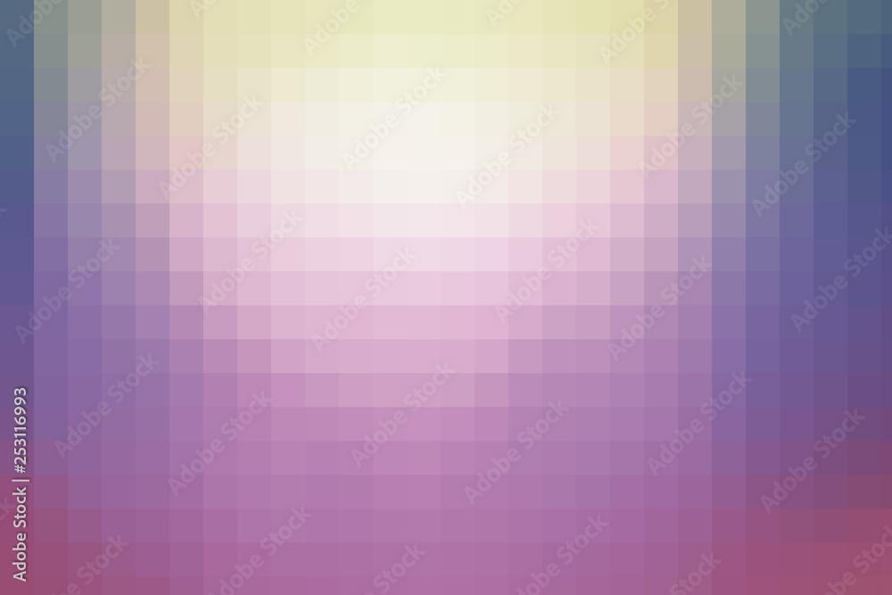 Abstract digital technology mosaic squares gradient background