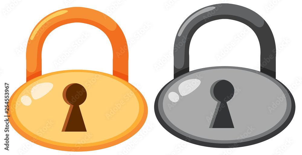 Set of lockpad icon