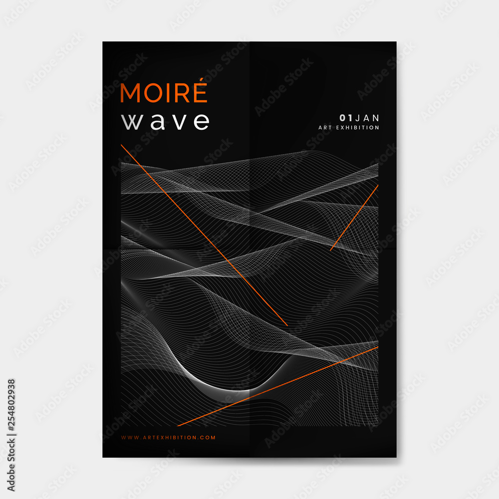 Moiré pattern background