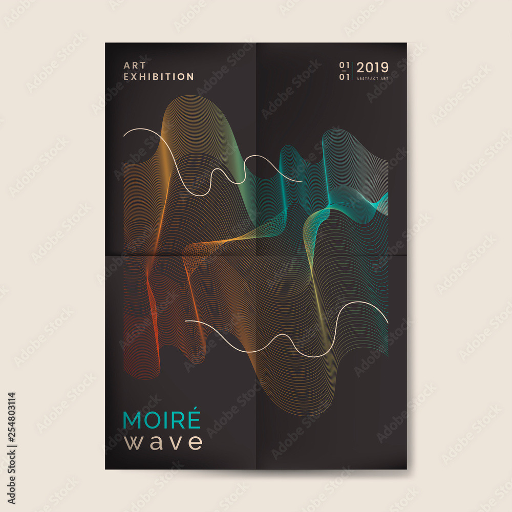 Moiré pattern background