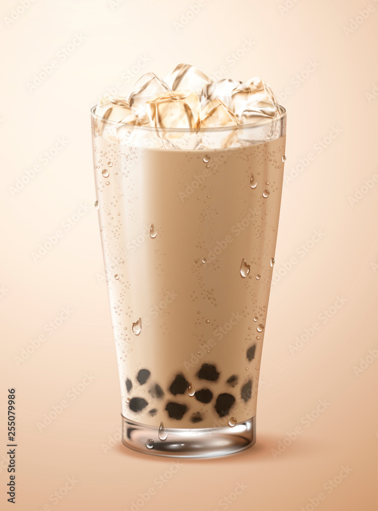 Cold bubble tea