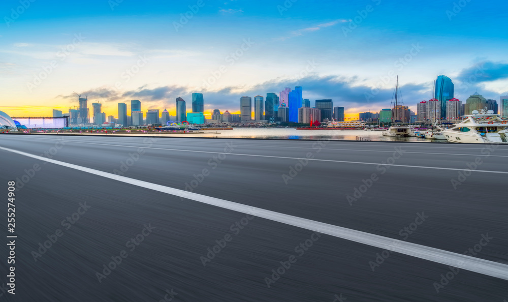 Urban Road, Highway and Construction Skyline..