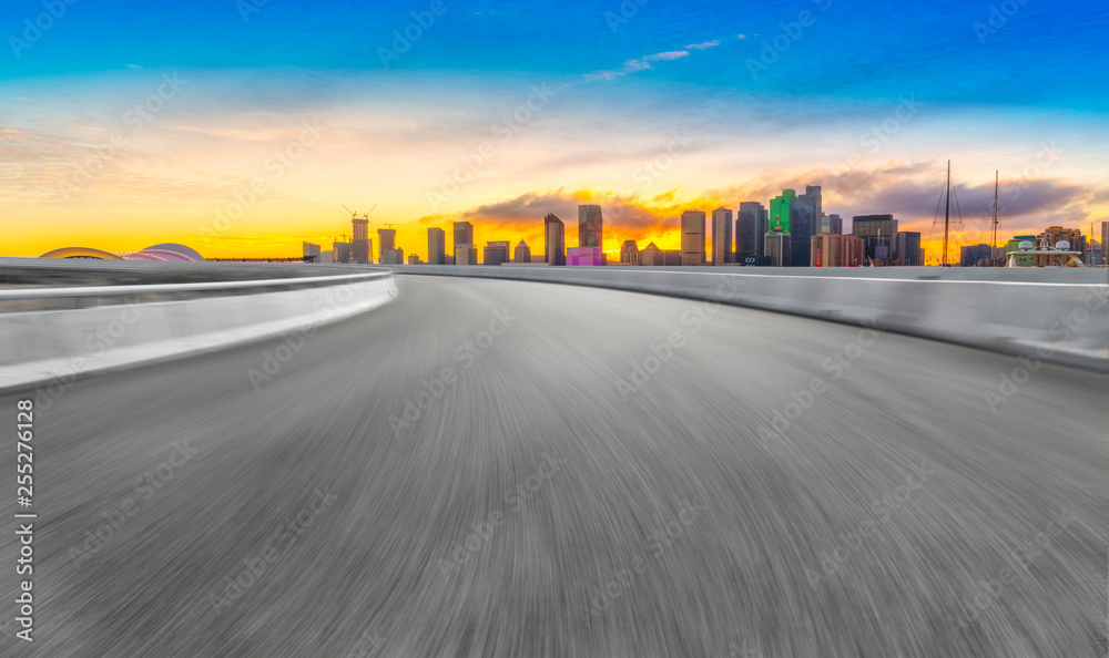 Urban Road, Highway and Construction Skyline..