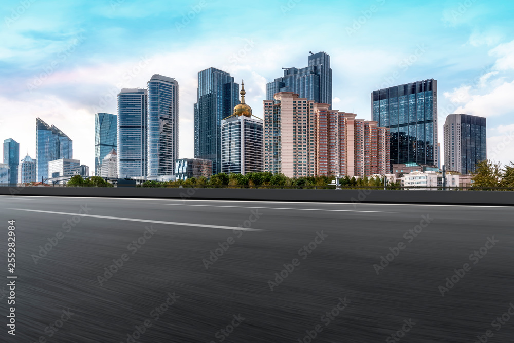 Urban Road, Highway and Construction Skyline..