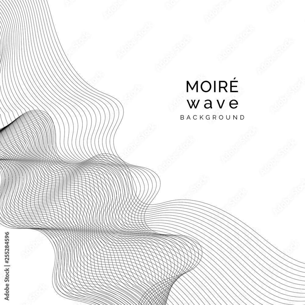 Moiré pattern background