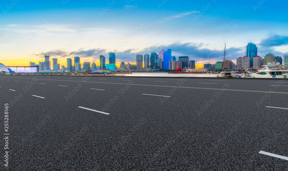 Urban Road, Highway and Construction Skyline..