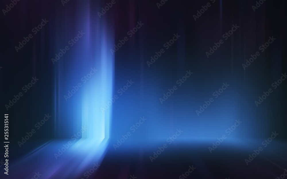 Abstract light effect texture blue pink purple wallpaper 3D rendering