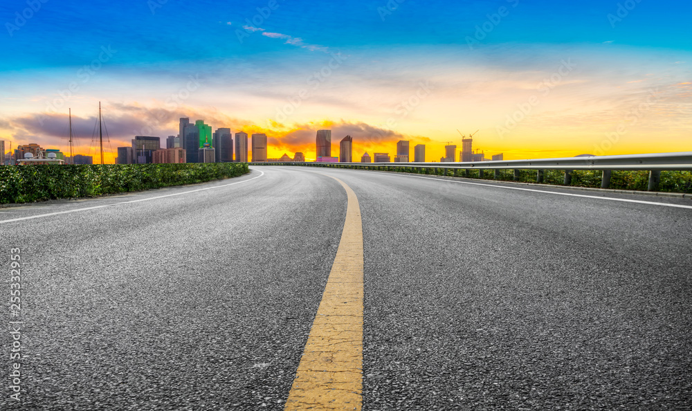 Urban Road, Highway and Construction Skyline..