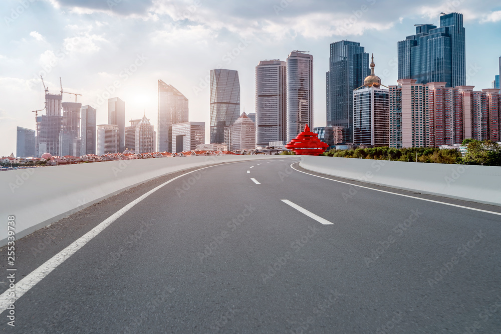 Urban Road, Highway and Construction Skyline..