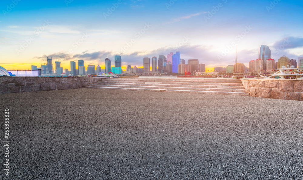 Urban Road, Highway and Construction Skyline..