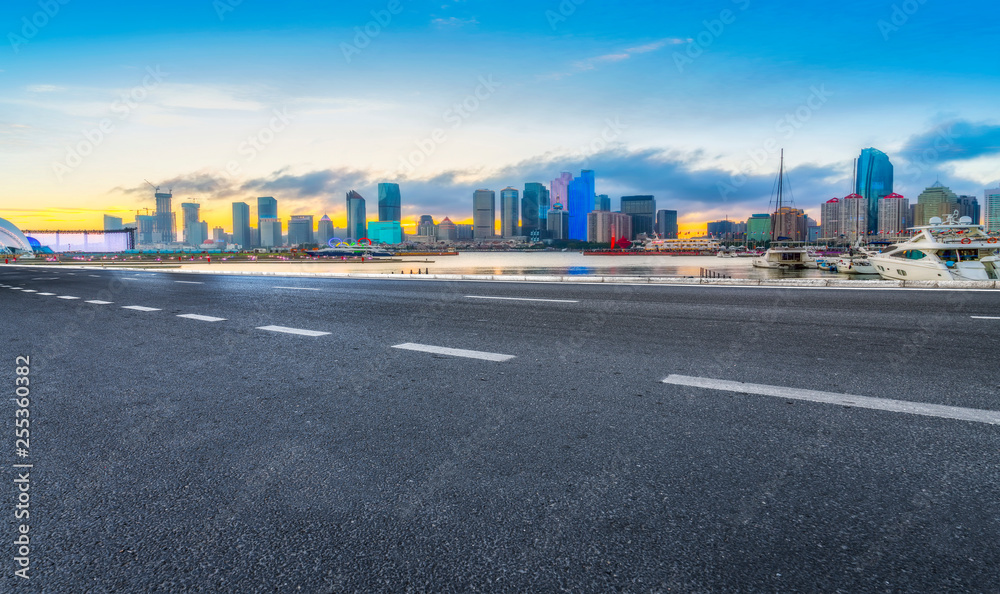 Urban Road, Highway and Construction Skyline..