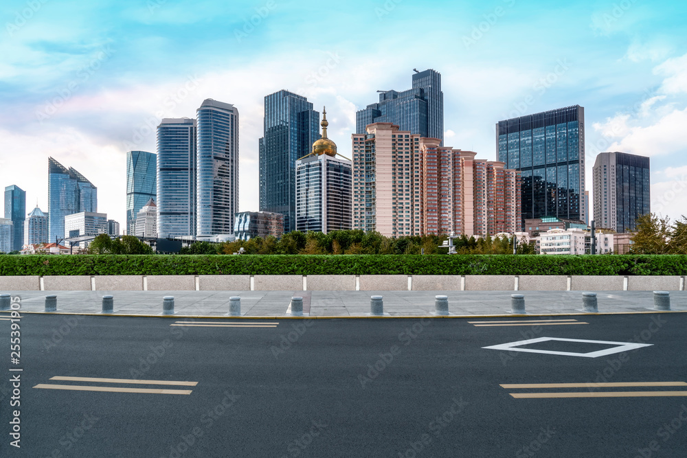 Urban Road, Highway and Construction Skyline..