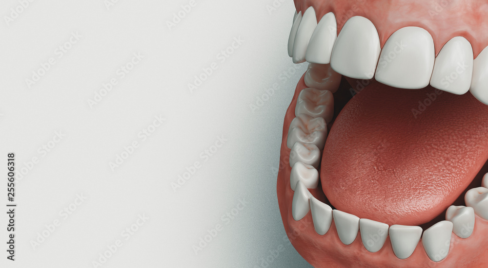 Dental care, 3d rendering