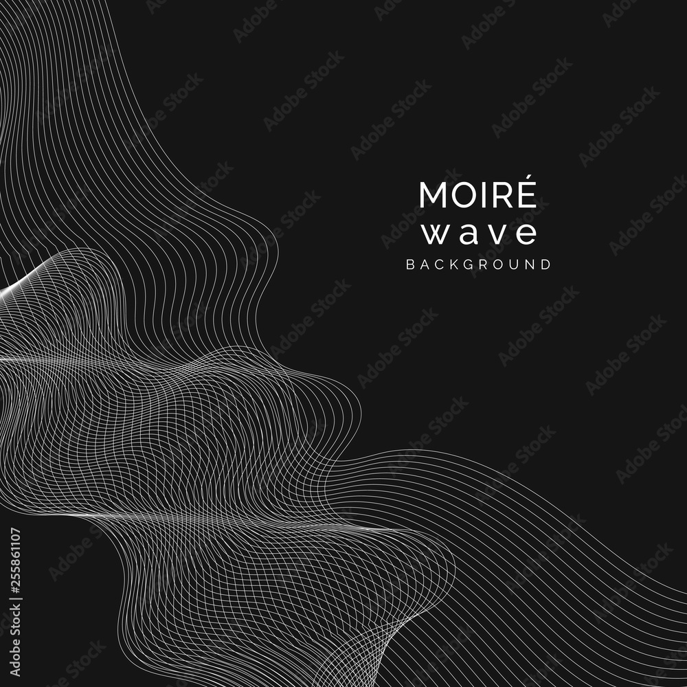 Moiré pattern background