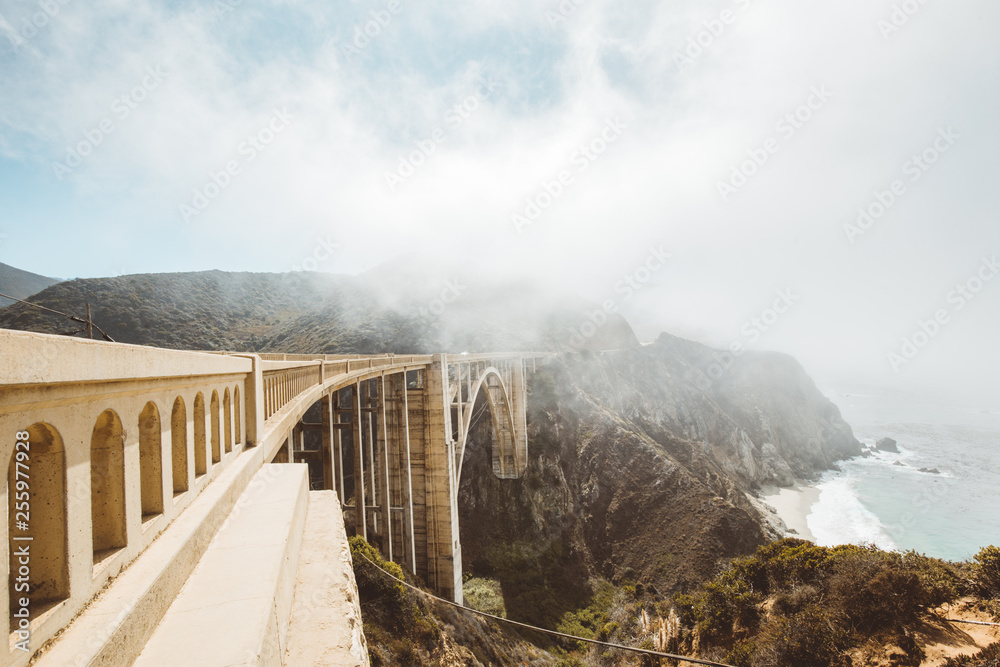 Bixby Bridge along Highway 1, Big Sur, California, USA