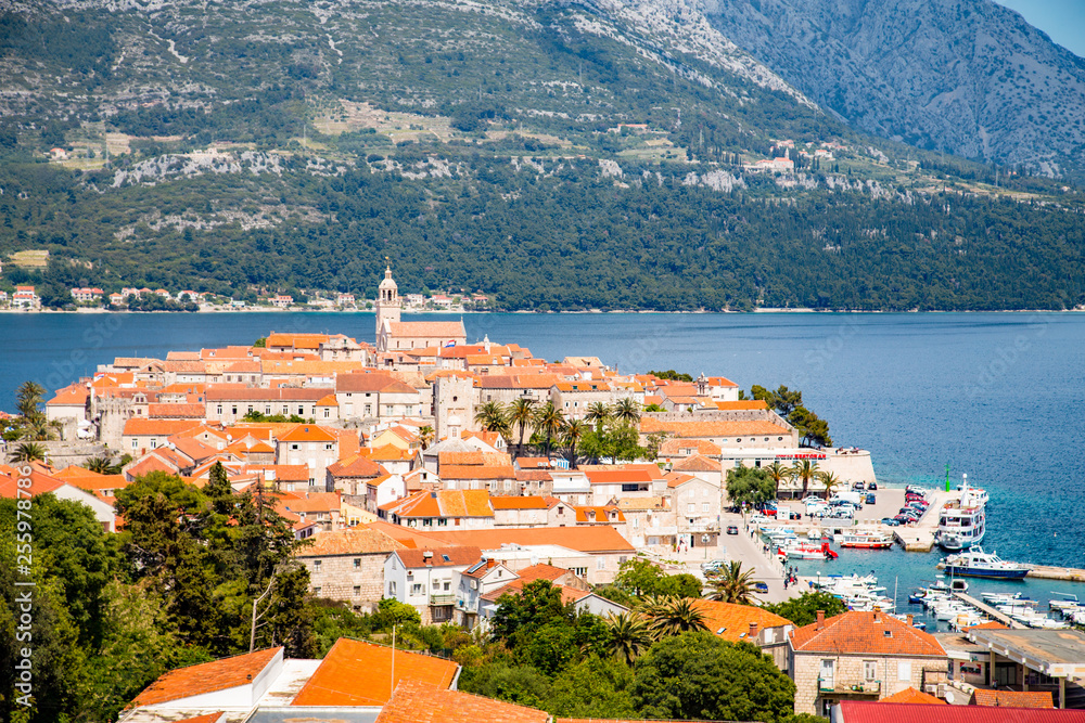 Town of Korcula, Dalmatia, Croatia