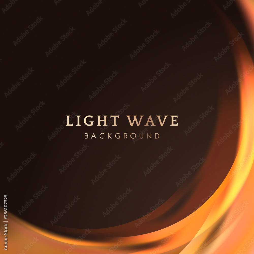 Light wave border background