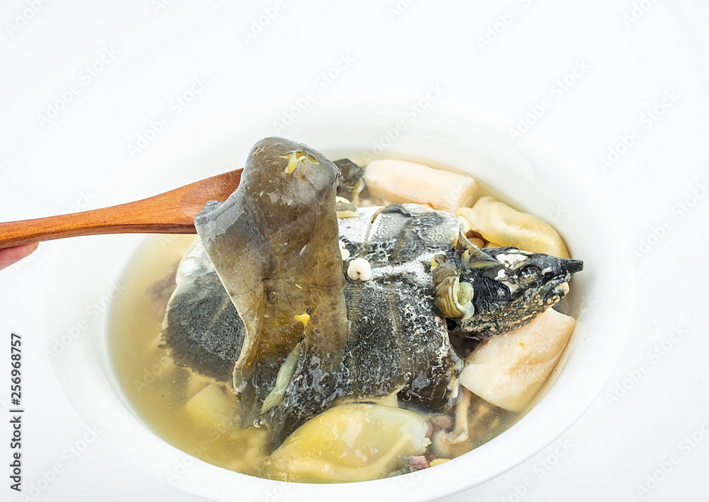 Turtle soup rich in collagen