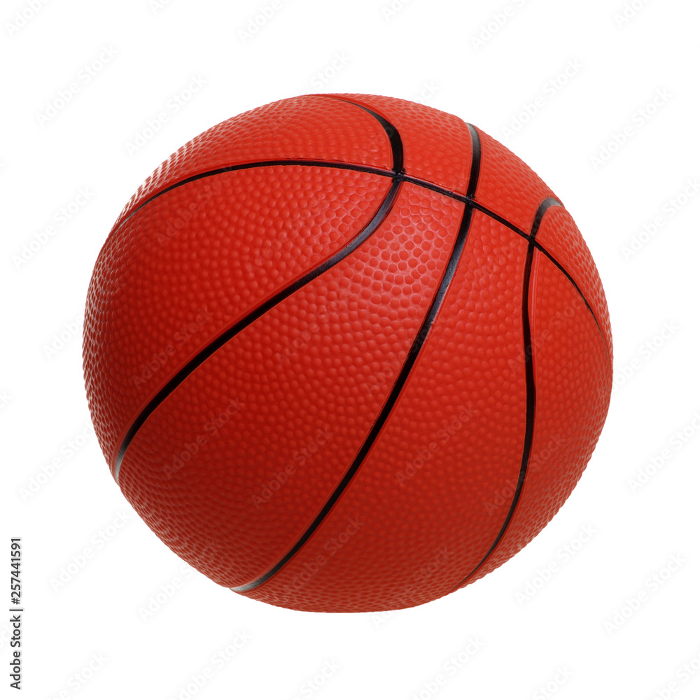 Basketball toy isolated on a white