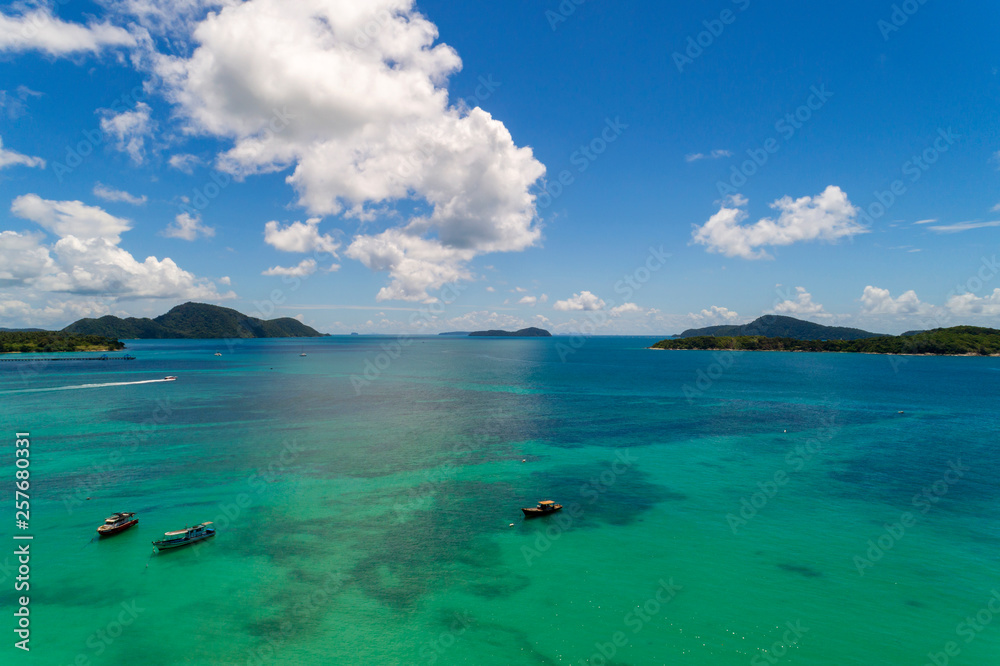 美丽热带海洋的景观自然风光，夏季海岸景观图片b