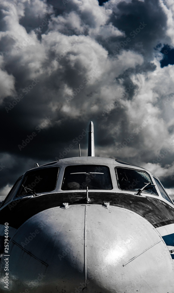 airplane and sky