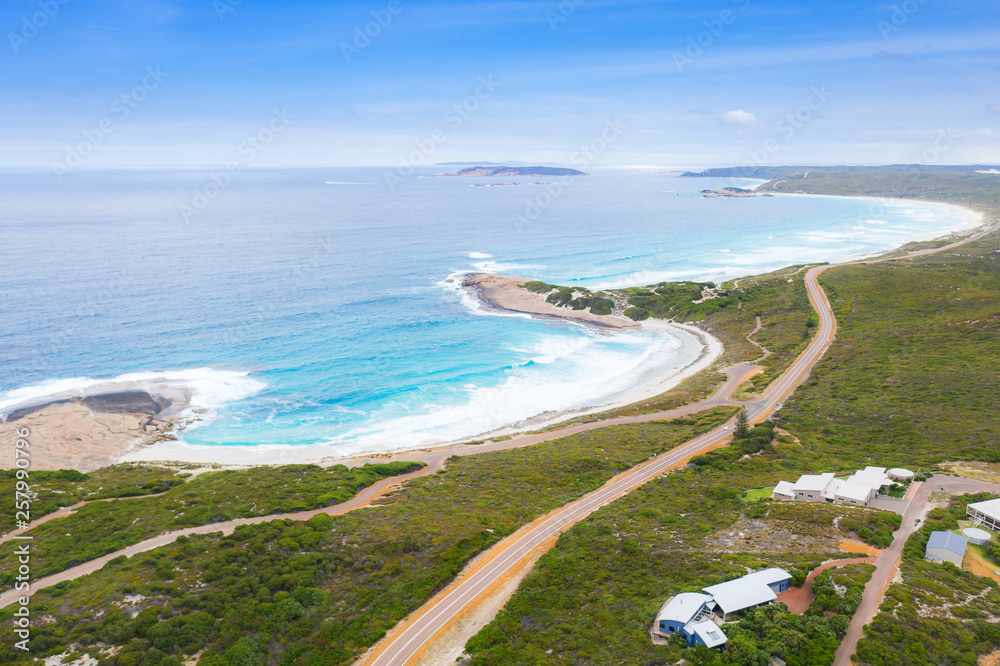 Aerial View of Great Ocean Road in Victoria, Australia