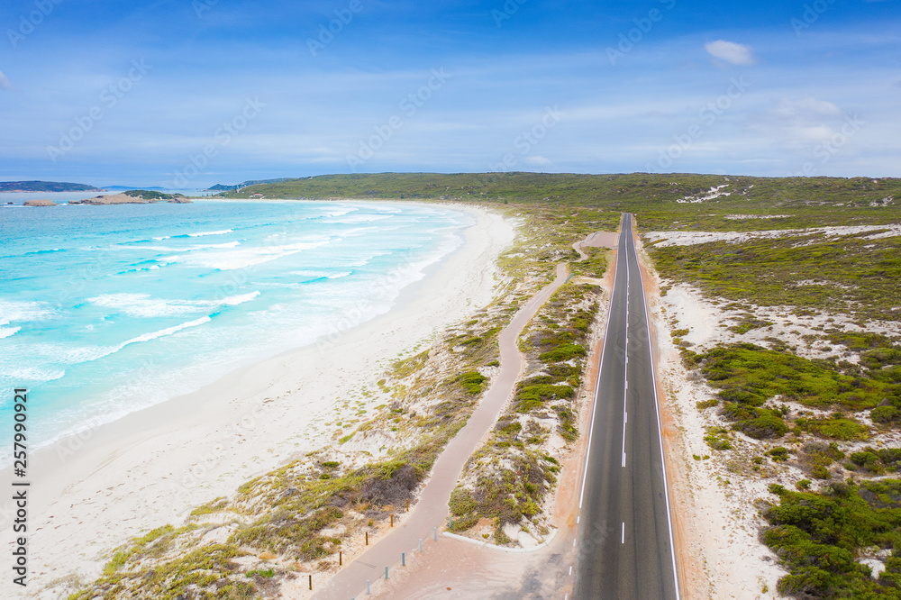 Aerial View of Great Ocean Road in Victoria, Australia