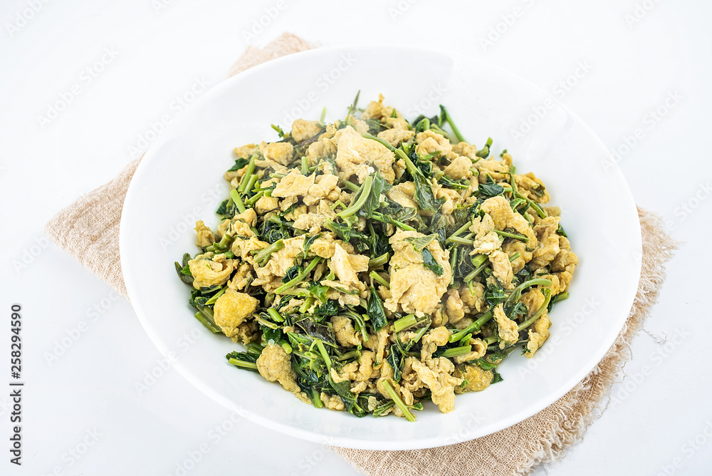 Chinese delicious home cooking, fragrant scrambled eggs