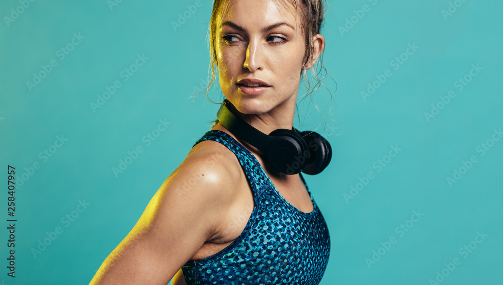 Fitness woman in sportswear