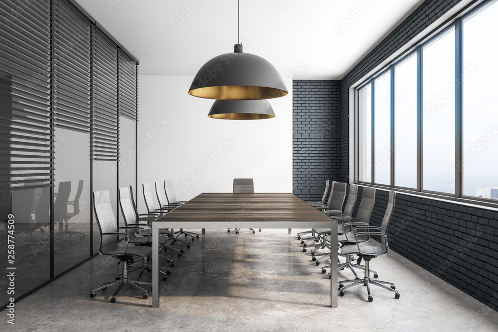 Modern meeting room interior