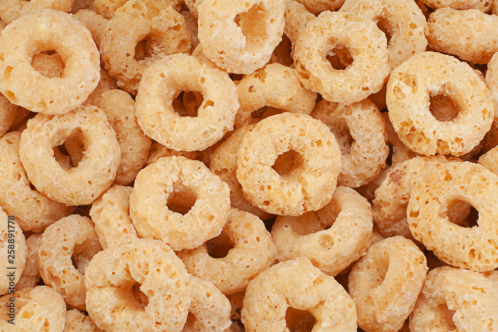 Sweet brekfast cereal rings