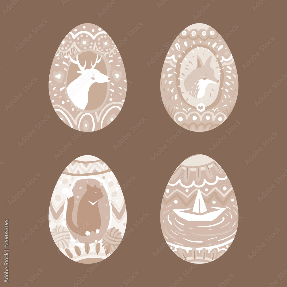 Easter egg designs collection