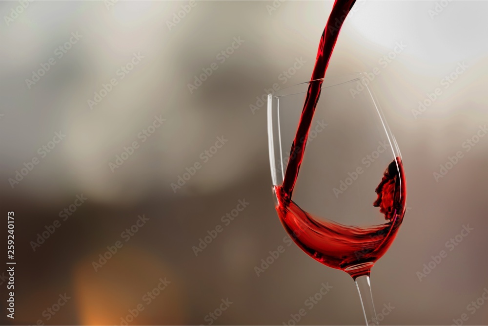 White wine splash isolated on background