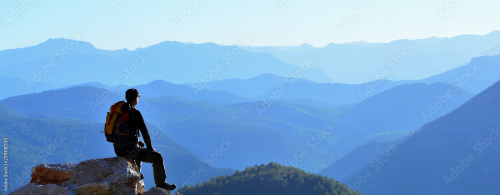 Man Enjoying the Landscape