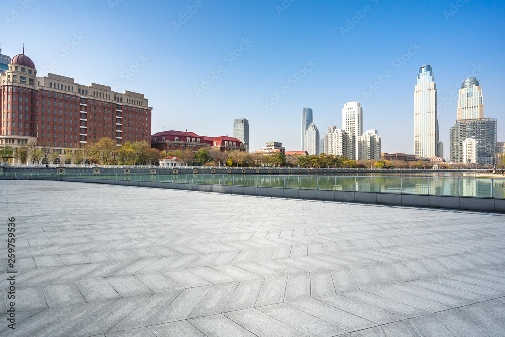 panoramic city skyline