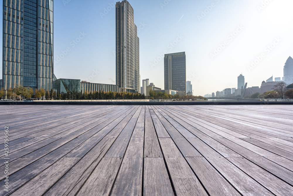 panoramic city skyline