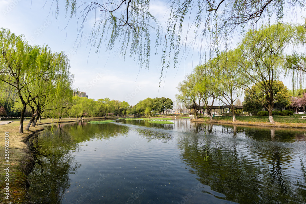 landscape of west lake in hangzhou china