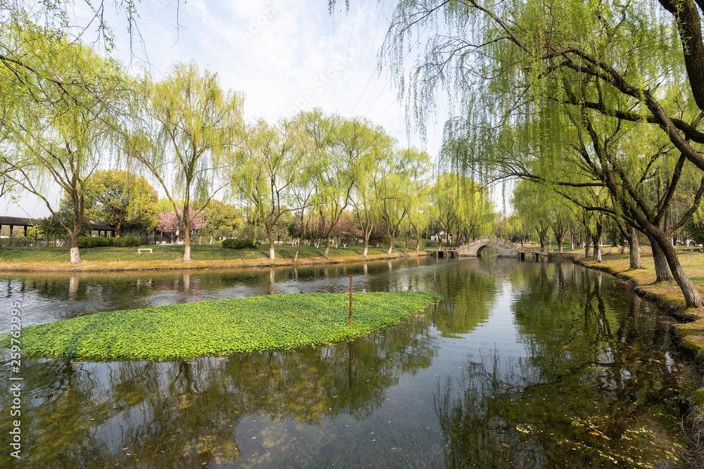 landscape of west lake in hangzhou china