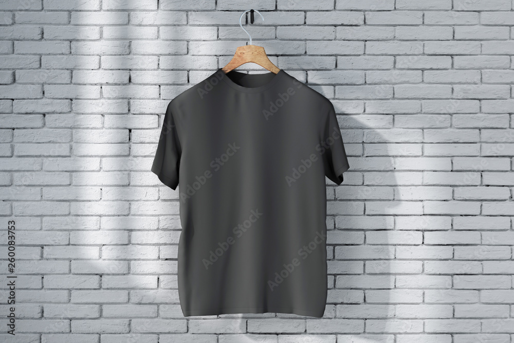 Empty black t-shirt