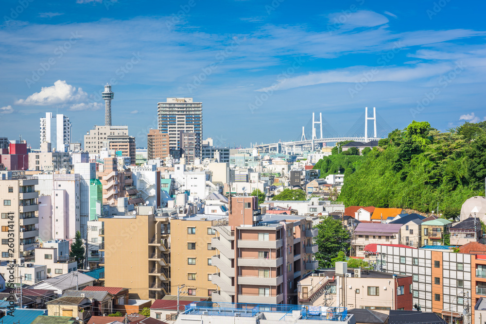 日本横滨天际线