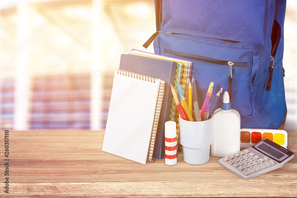 backpack for school stationery learning