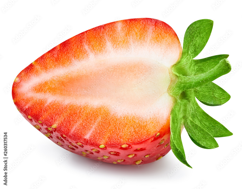 Strawberry isolated on white