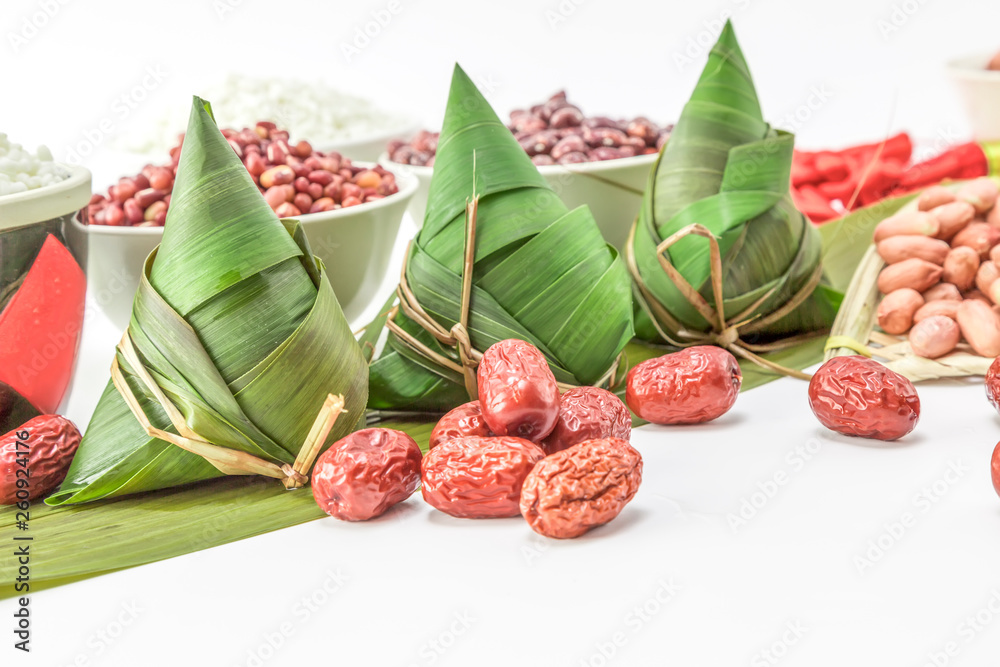 Chinese traditional festival delicacies Dragon Boat Festival Zongzi..