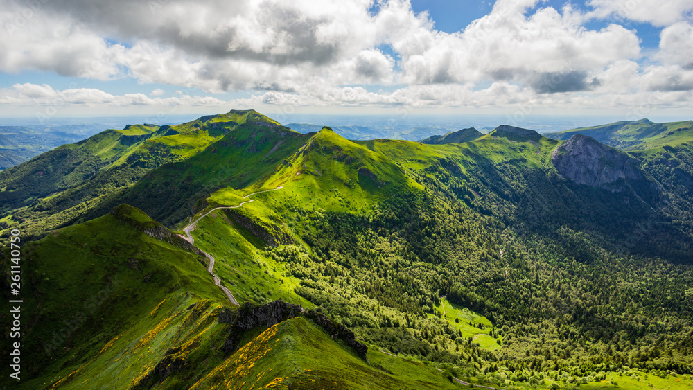 火山山全景景观