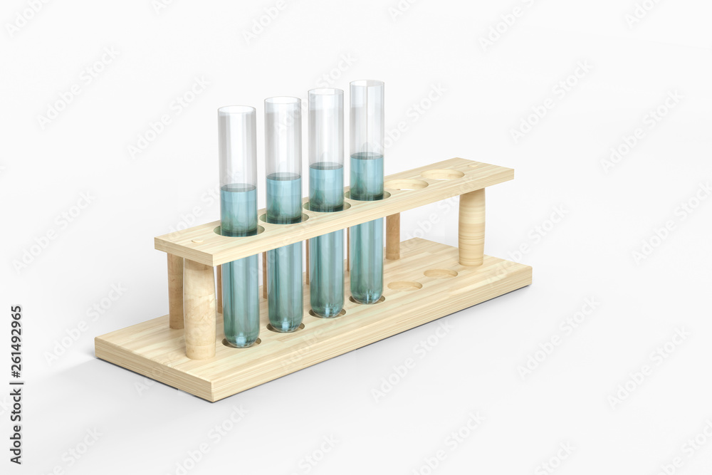 3d rendering, biotechnological laboratory equipment background