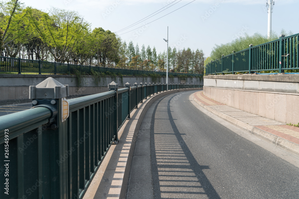 The passageway in the city, Perspective background