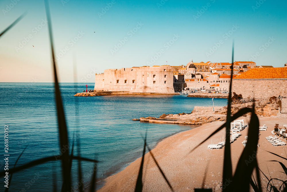 Old town of Dubrovnik in summer, Dalmatia, Croatia