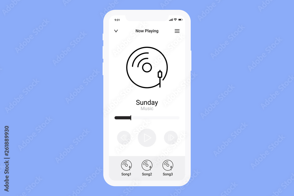 Music streaming application