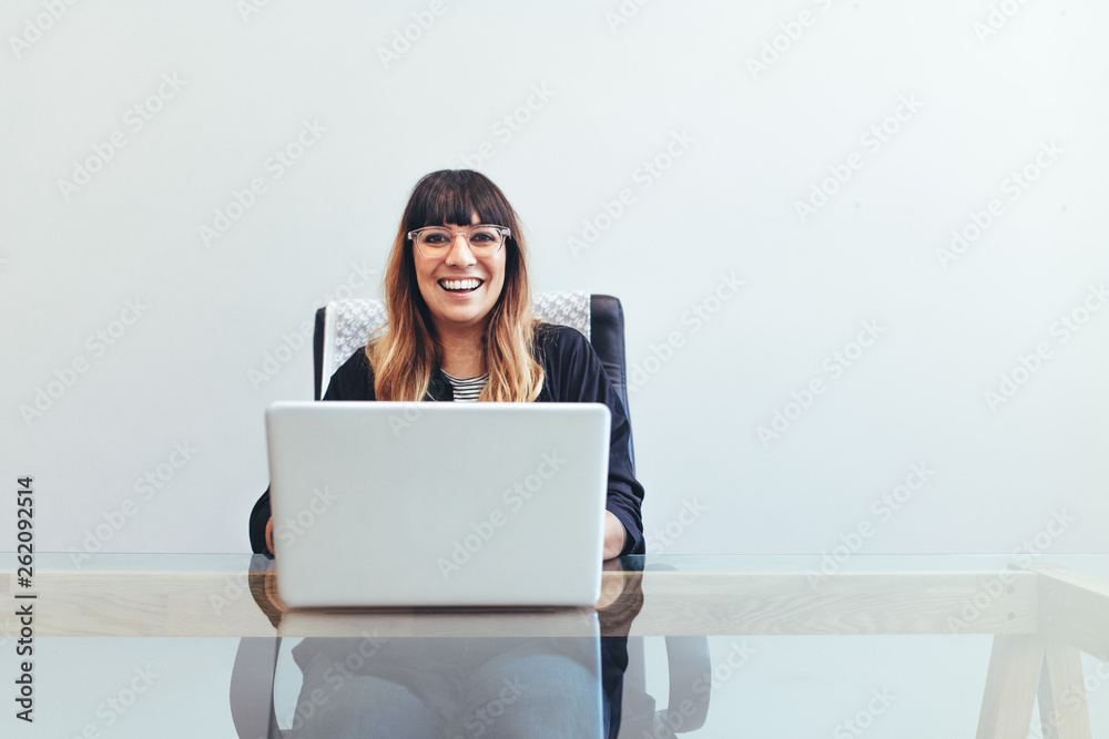 Portrait of a businesswoman in office