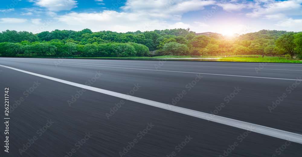 Road and Natural Landscape Landscape